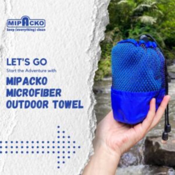 Handuk Outdoor Microfiber + Bag